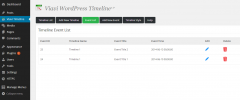 Viavi WordPress Timeline screenshot 3
