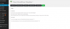 Viavi WordPress Timeline screenshot 6