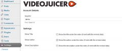 Videojuicer For Wordpress screenshot 4