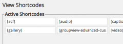 View Shortcodes screenshot 1