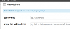 Vimeography screenshot 1