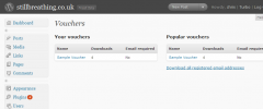 VoucherPress screenshot 2
