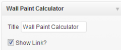 Wordpress Wall Paint Calculator by Ostheimer screenshot 2