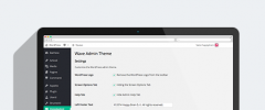 Wave Admin Theme screenshot 1