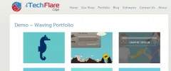 Waving Portfolio screenshot 1
