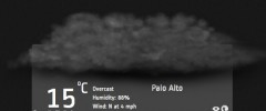Animated weather widget by weatherfor.us screenshot 1