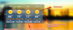 Animated weather widget by weatherfor.us screenshot 3