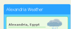 Weather sidebar widget screenshot 1