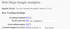 Web Ninja Google Analytics screenshot 3