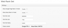 Web Rank Get screenshot 1