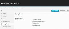 Webmaster User Role screenshot 3