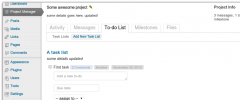 WP Project Manager screenshot 9