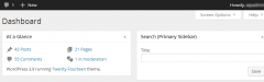 Widgets on dashboard screenshot 1