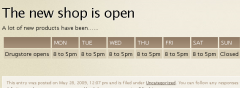 Weekly TimeTable - Wordpress PlugIn screenshot 2