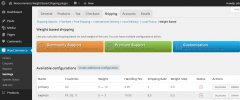 Weight based shipping for WooCommerce screenshot 1