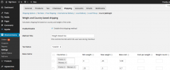 Weight Country WooCommerce Shipping screenshot 1