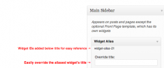 Widget Alias screenshot 1