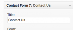 Widget Contact Form 7 screenshot 1