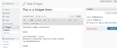 Widget Entries screenshot 2