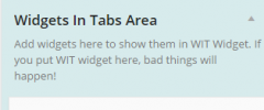 Widgets In Tabs screenshot 1