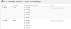 WishList Member Addon for WP Courseware screenshot 1