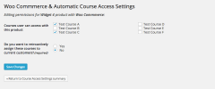 WooCommerce Addon for WP Courseware screenshot 2