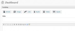 WooTumblog screenshot 1