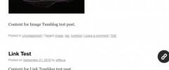WooTumblog screenshot 2