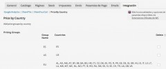 Woocommerce Price by Country screenshot 1