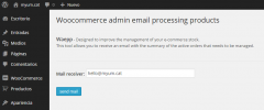 woocommerce admin email processing products (waepp) screenshot 1