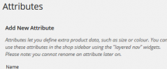 WooCommerce Attributes Menu Manager screenshot 3
