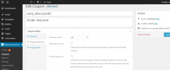 WooCommerce auto added coupons screenshot 1