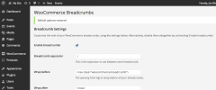 WooCommerce Breadcrumbs screenshot 1