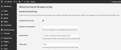 WooCommerce Breadcrumbs screenshot 2
