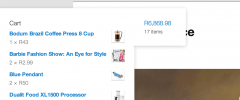WooCommerce Cart Tab screenshot 2