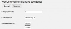 WooCommerce Collapsing Categories screenshot 1