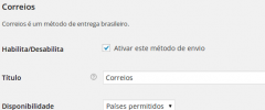 WooCommerce Correios screenshot 1