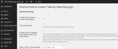Woocommerce Custom Tabs screenshot 2