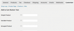 WooCommerce Customizer screenshot 1