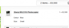 Woocommerce Dropdown Cart Widget. screenshot 1