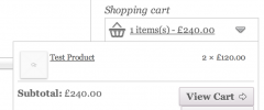 WooCommerce Dropdown Cart screenshot 2