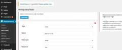 Woocommerce Extra Registration Fields screenshot 3