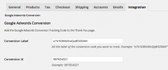 Woocommerce Adwords Conversion Tracking screenshot 1