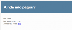 Woocommerce Lembrete Boleto screenshot 1