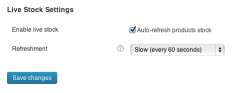 WooCommerce Live Stock Quantity screenshot 1