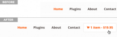 WooCommerce Menu Cart screenshot 1