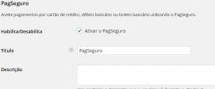WooCommerce PagSeguro screenshot 1