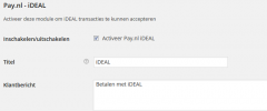 Woocommerce Pay.nl Payment Methods screenshot 2