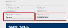 WooCommerce PDF Invoices Italian Add-on screenshot 1
