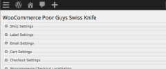 WooCommerce Poor Guys Swiss Knife screenshot 1
